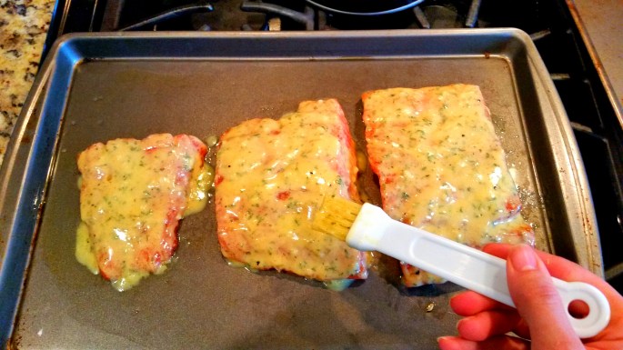 Baked Garlic Dijon Salmon