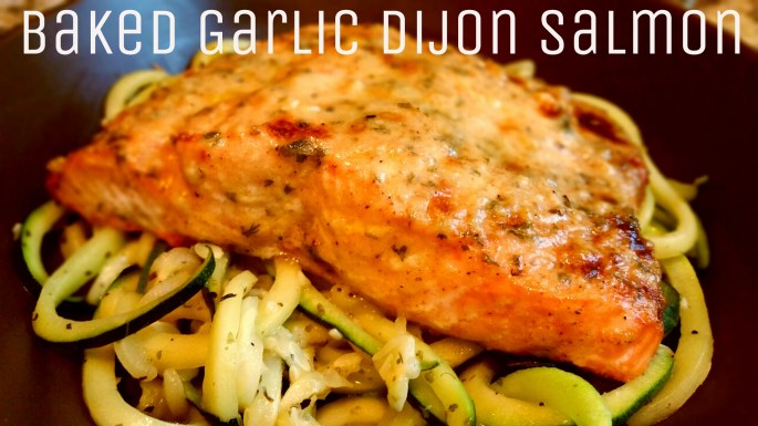 Baked Garlic Dijon Salmon