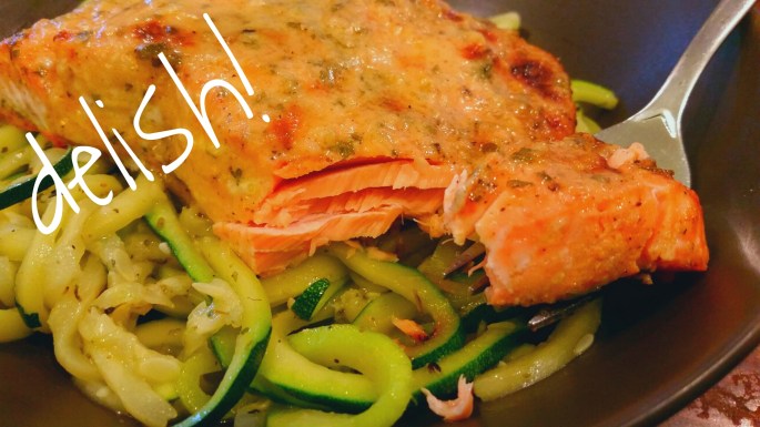 Baked Garlic Dijon Salmon