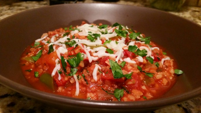 Stuffed Pepper Stew (Gluten Free)