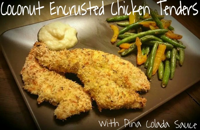 Coconut Encrusted Chicken Tenders   www.eatmovelivelove.com